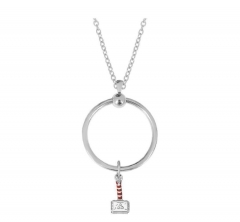 stainless steel charm necklace for girl PDN783