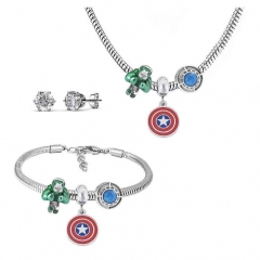 Stainless Steel Pandent Charms Jewelry Set   PDS284