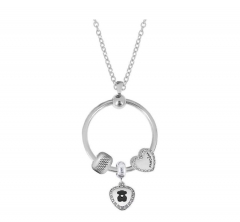 stainless steel charm necklace for girl PDN803