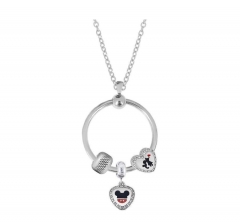 stainless steel charm necklace for girl PDN802