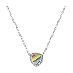 Stainless Steel Pan Pendant One Charm Necklace  PDN388