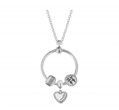 stainless steel charm necklace for girl PDN805