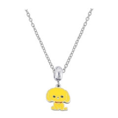 Stainless Steel Gold plated Charms Necklace  PDN212