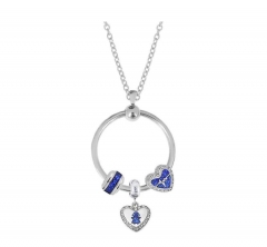 stainless steel charm necklace for girl PDN811