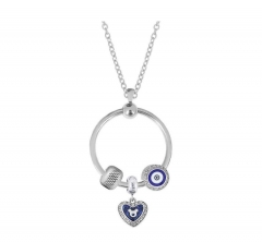 stainless steel charm necklace for girl PDN815