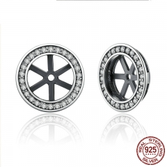 New Design 925 Sterling Silver Red STAR DIY Stud Earrings Women Fashion DIY Jewelry Accessories SCE033 EARR-0089