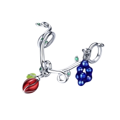 925 Sterling Silver Clip Safety Charms   SCC1138