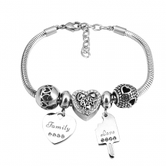 Stainless Steel Charms Bracelet  L170177