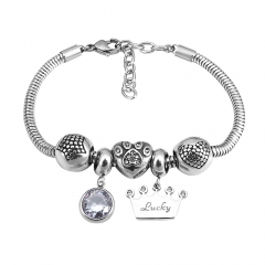Stainless Steel Charms Bracelet  L165169