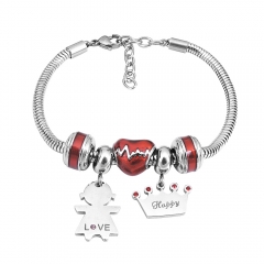 Stainless Steel Charms Bracelet  L145146