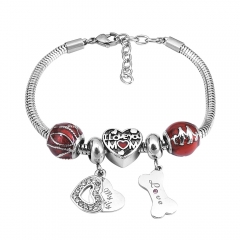 Stainless Steel Charms Bracelet  L195155