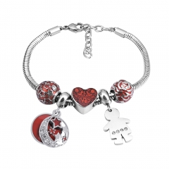 Stainless Steel Charms Bracelet  L215145
