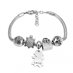 Stainless Steel Charms Bracelet  L180180