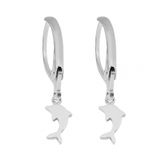 stainless steel hoop earrings women jewelry  PE051