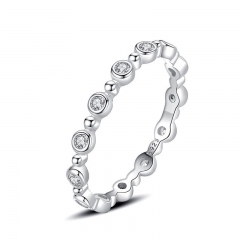 925 Sterling Silver Jewelry Diamond Rings for Women 	J1311
