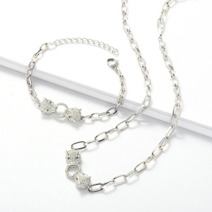 Stainless steel necklace set for women STAO-3884A