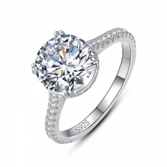 925 Sterling Silver Jewelry Diamond Rings for Women  	 JZ1407