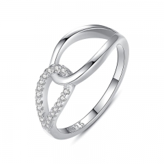 925 Sterling Silver Jewelry Diamond Rings for Women   JZ799