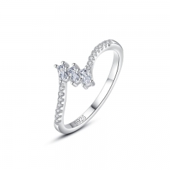 925 Sterling Silver Jewelry Diamond Rings for Women  JZ1243