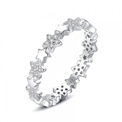 925 Sterling Silver Jewelry Diamond Rings for Women	 JZ1008