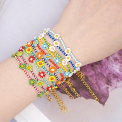 Women Handmade Miyuki Seed Beads Bracelets   MG-B200014