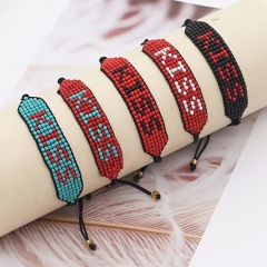 Women Handmade Miyuki Seed Beads Bracelets    MG-B180211