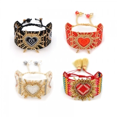 Women Handmade Miyuki Seed Beads Bracelets   MI-B190543A