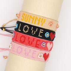 Women Handmade Miyuki Seed Beads Bracelets    MI-B190464
