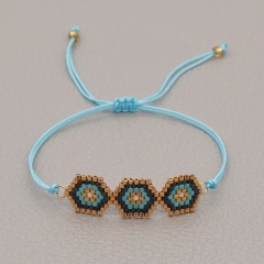 Women Handmade Miyuki Seed Beads Bracelets   MI-B180211