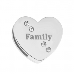 Stainless Steel Basic Charms for Keeper Bracelets  PMS005