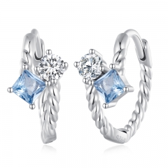 925 Sterling Silver Fashion Earring jewelry for Women  SCE1587