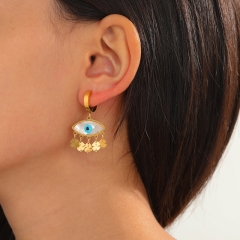Fashion Jewelry 18k Gold Hoop Stainless Steel Earring ES-2395