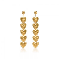 Fashion Jewelry 18k Gold Hoop Stainless Steel Earring ES-2388
