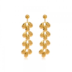 Fashion Jewelry 18k Gold Hoop Stainless Steel Earring ES-2389