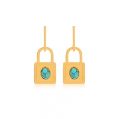 Fashion Jewelry 18k Gold Hoop Stainless Steel Earring ES-2362