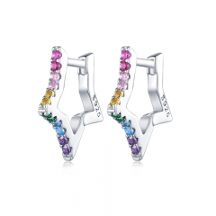 925 Sterling Silver Fashion Jewelry Ladies Earrings  SCE1627