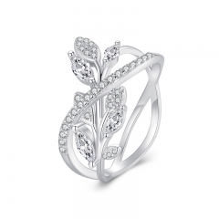 925 Sterling Silver Fashion Jewelry Women Rings  BSR453