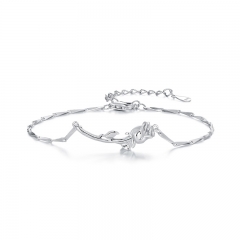 Fine Jewelry 925 Sterling Silver Women Bracelets  BSB146