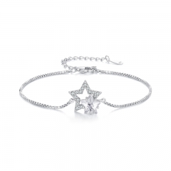 Fine Jewelry 925 Sterling Silver Women Bracelets  BSB143