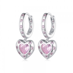 925 Sterling Silver Fashion Jewelry Ladies Earrings  SCE1625