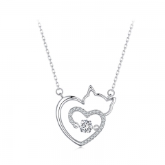 Zircon 925 Silver Fashion Jewelry Women Necklaces  SCN503