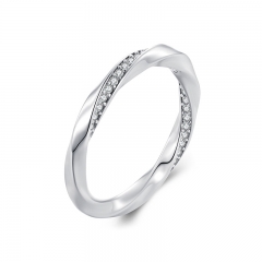 925 Sterling Silver Fashion Jewelry Women Rings  BSR457