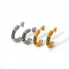 Fashion Jewelry Stainless Steel Women CC Earrings ES-2871