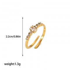 Fashion Stainless Steel Women Ring RS-1586