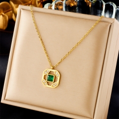 gold plated stainless steel necklace for women jewelry NS-1857
