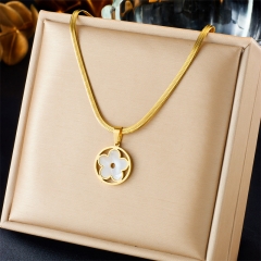 gold plated stainless steel necklace for women jewelry NS-1840