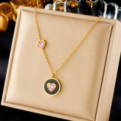 gold plated stainless steel necklace for women jewelry NS-1829