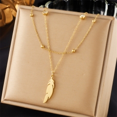 gold plated stainless steel necklace for women jewelry NS-1868