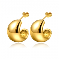 stainless steel gold plated top quality fashion earrings for women  ES-3064G