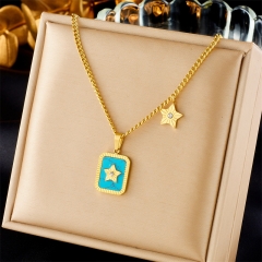 gold plated stainless steel necklace for women jewelry NS-1830